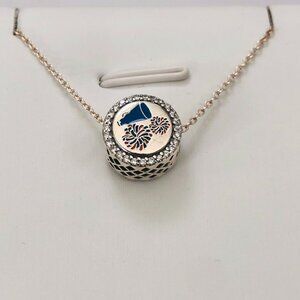 🌞📖Pandora Cheerleader bead Charm S925 Silver with box